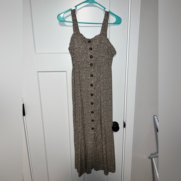 Full length print dress - Picture 1 of 3